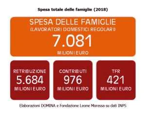 spesa famiglie lavoro domestico DOMINA